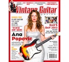 Ana on the cover of Vintage Guitar magazine